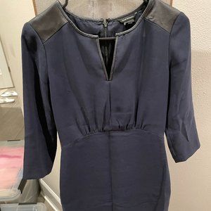 club monaco navy dress size 00